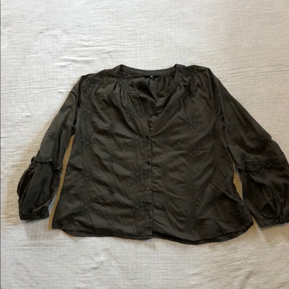 Green Madewell Blouse - Picture 2 of 4